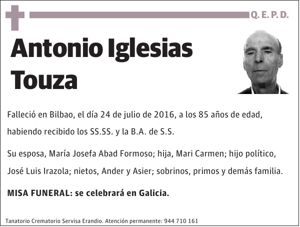 Antonio Iglesias Touza