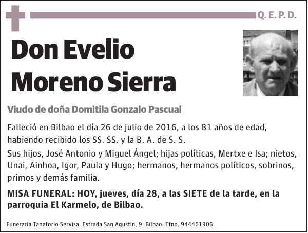 Evelio Moreno Sierra
