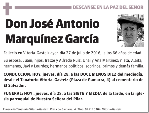 José Antonio Marquínez García