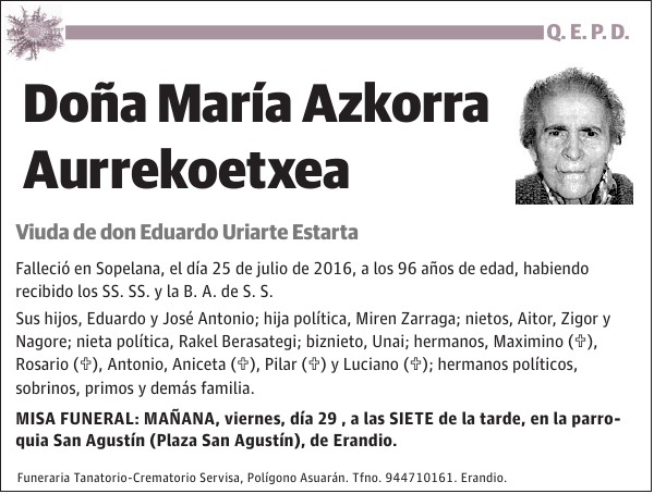 María Azkorra Aurrekoetxea