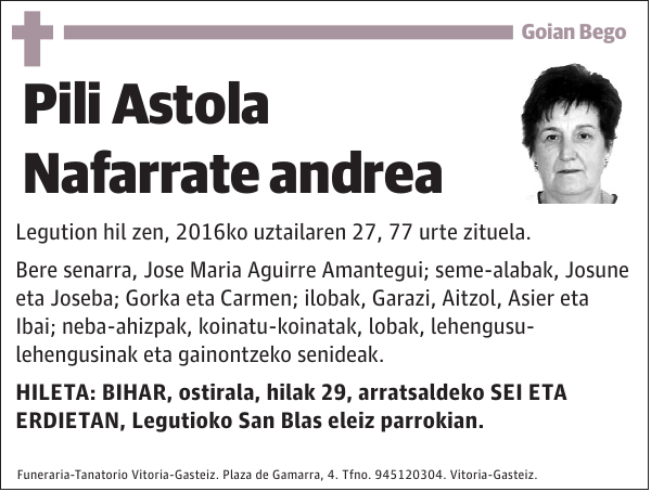 Pili Astola Nafarrate