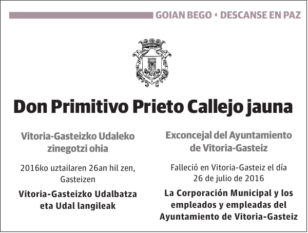 Primitivo Prieto Callejo