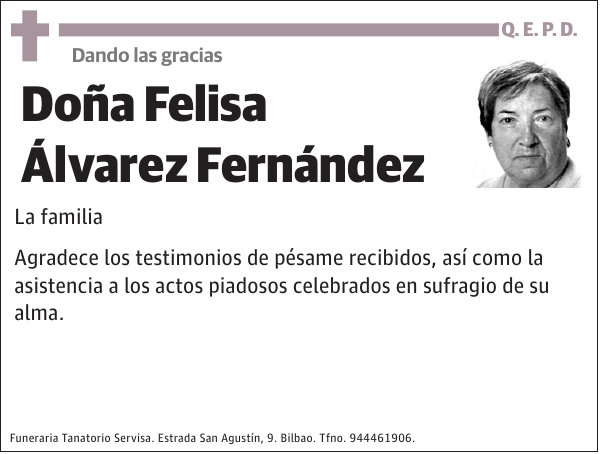 Felisa Álvarez Fernández