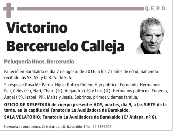 Victorino Berceruelo Calleja