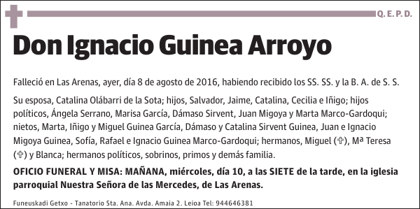 Ignacio Guinea Arroyo