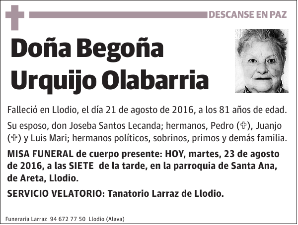 Begoña Urquijo Olabarria