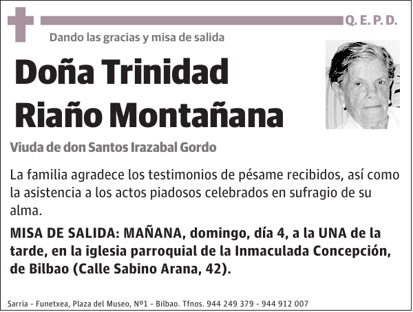 Trinidad Riaño Montañana