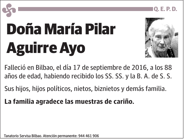 María Pilar Aguirre Ayo