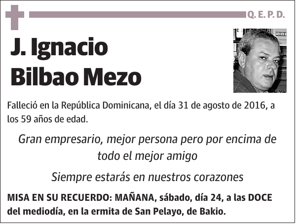 J. Ignacio Bilbao Mezo