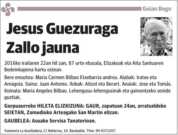Jesus Guezuraga Zallo