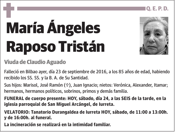 María Ángeles Raposo Tristán