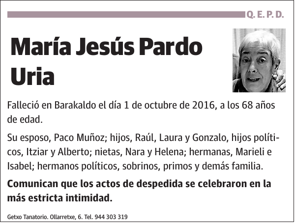 María Jesús Pardo Uria