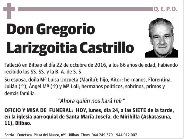 Gregorio Larizgoitia Castrillo