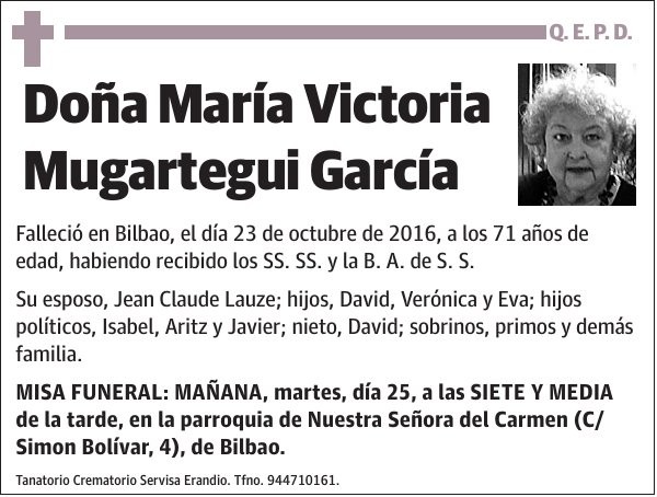 María Victoria Mugartegui García