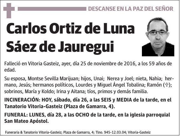Carlos Ortiz de Luna Sáez de Jauregui