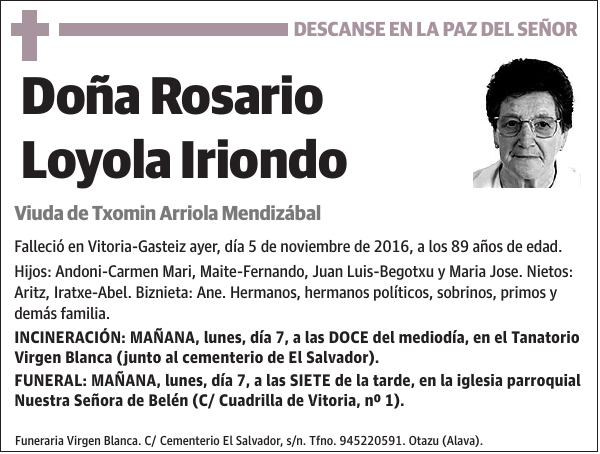Rosario Loyola Iriondo