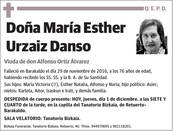 María Esther Urzaiz Danso