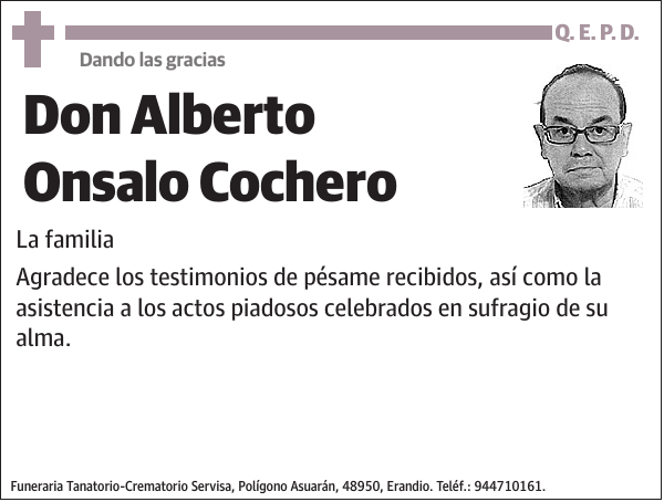 Alberto Onsalo Cochero