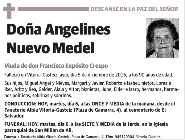 Angelines Nuevo Medel