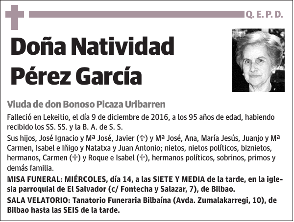 Natividad Pérez García