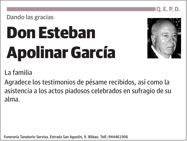Esteban Apolinar García