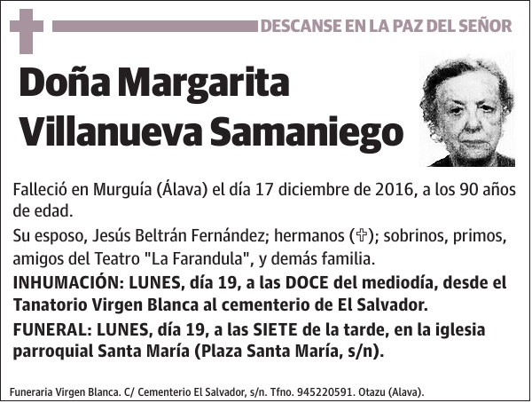 Margarita Villanueva Samaniego