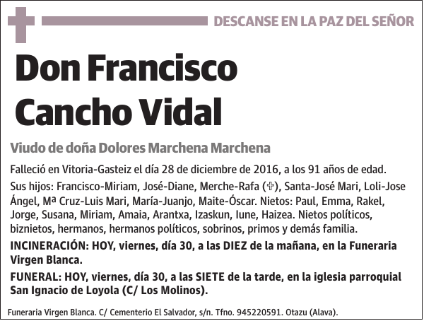Francisco Cancho Vidal