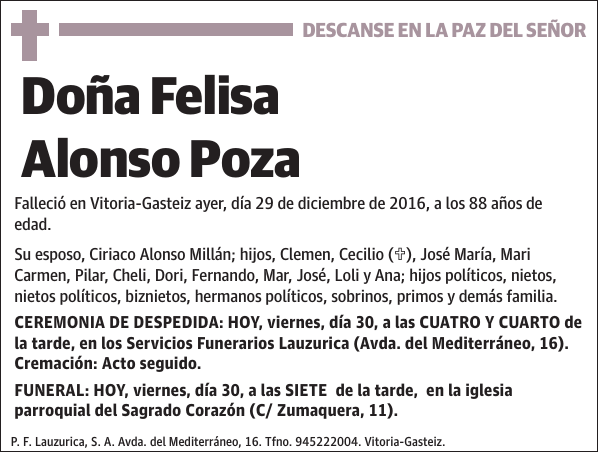Felisa Alonso Poza