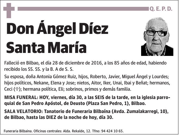 Ángel Díez Santa María