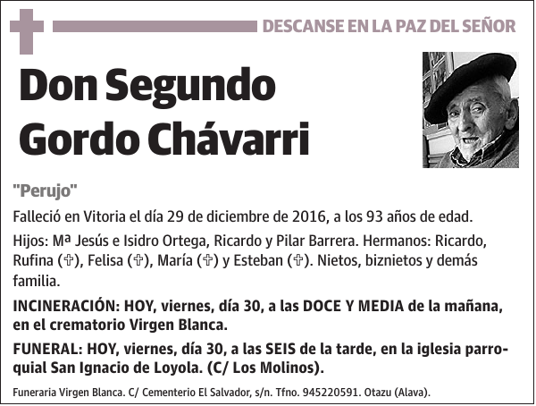 Segundo Gordo Chávarri