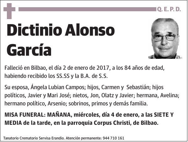 Dictinio Alonso García