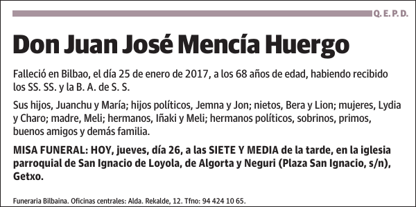 Juan José Mencía Huergo