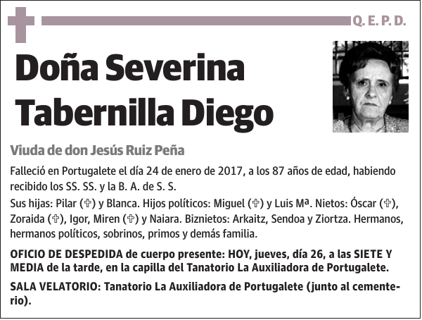 Severina Tabernilla Diego