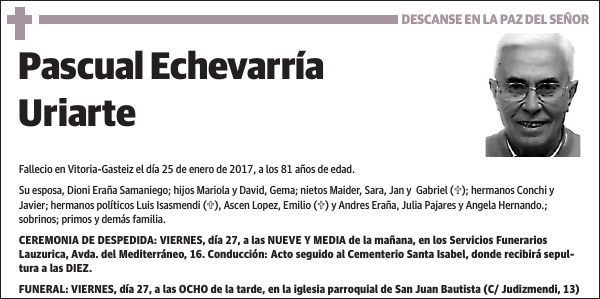 Pascual Echevarría Uriarte