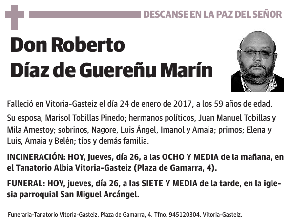 Roberto Díaz de Guereñu Marín