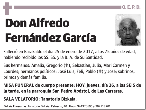 Alfredo Fernández García