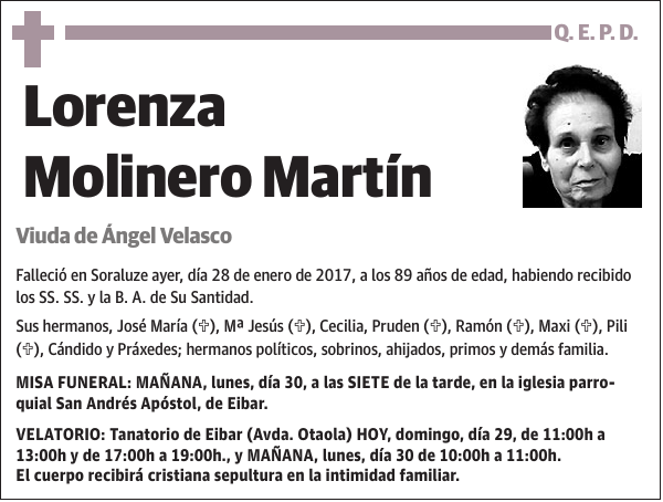 Lorenza Molinero Martín