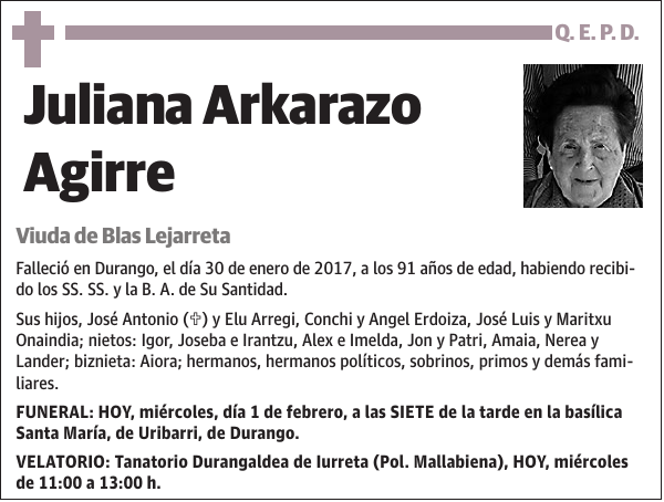 Juliana Arkarazo Agirre