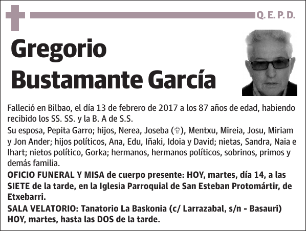 Gregorio Bustamante García