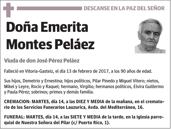 Emerita Montes Peláez