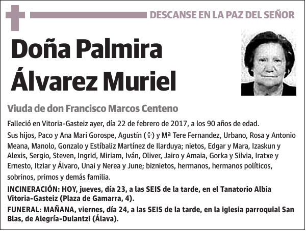 Palmira Álvarez Muriel