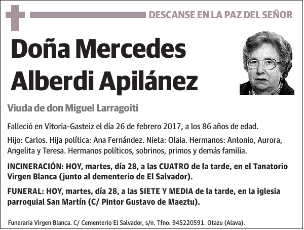 Mercedes Alberdi Apilánez