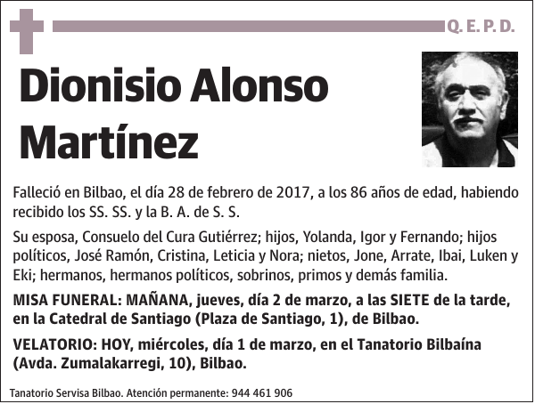 Dionisio Alonso Martínez