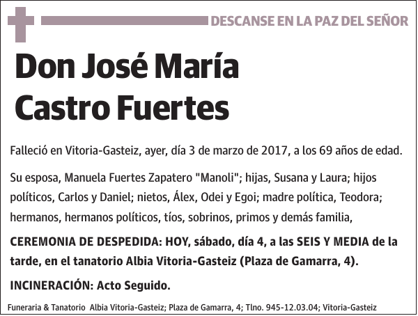 José María Castro Fuertes