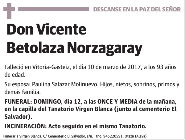 Vicente Betolaza Norzagaray