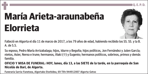 María Arieta-araunabeña Elorrieta