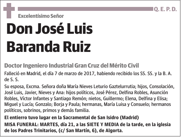 José Luis Baranda Ruiz