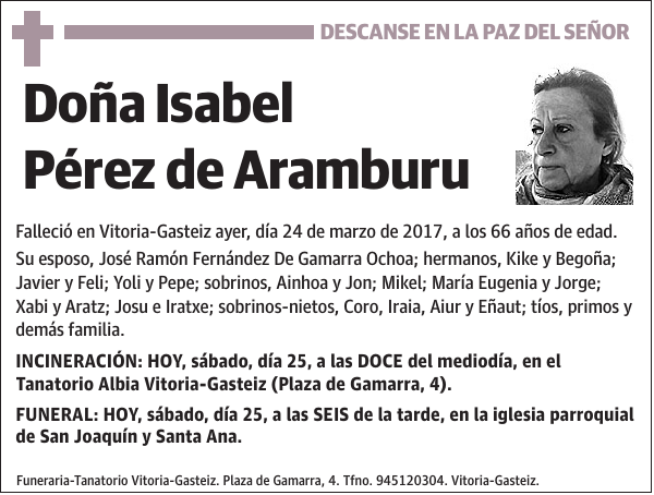 Isabel Pérez de Aramburu