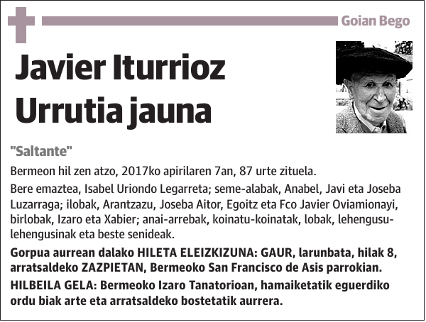 Javier Iturrioz Urrutia
