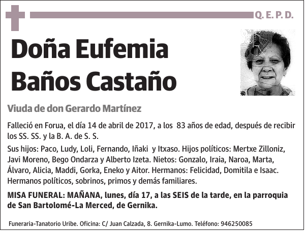 Eufemia Baños Castaño